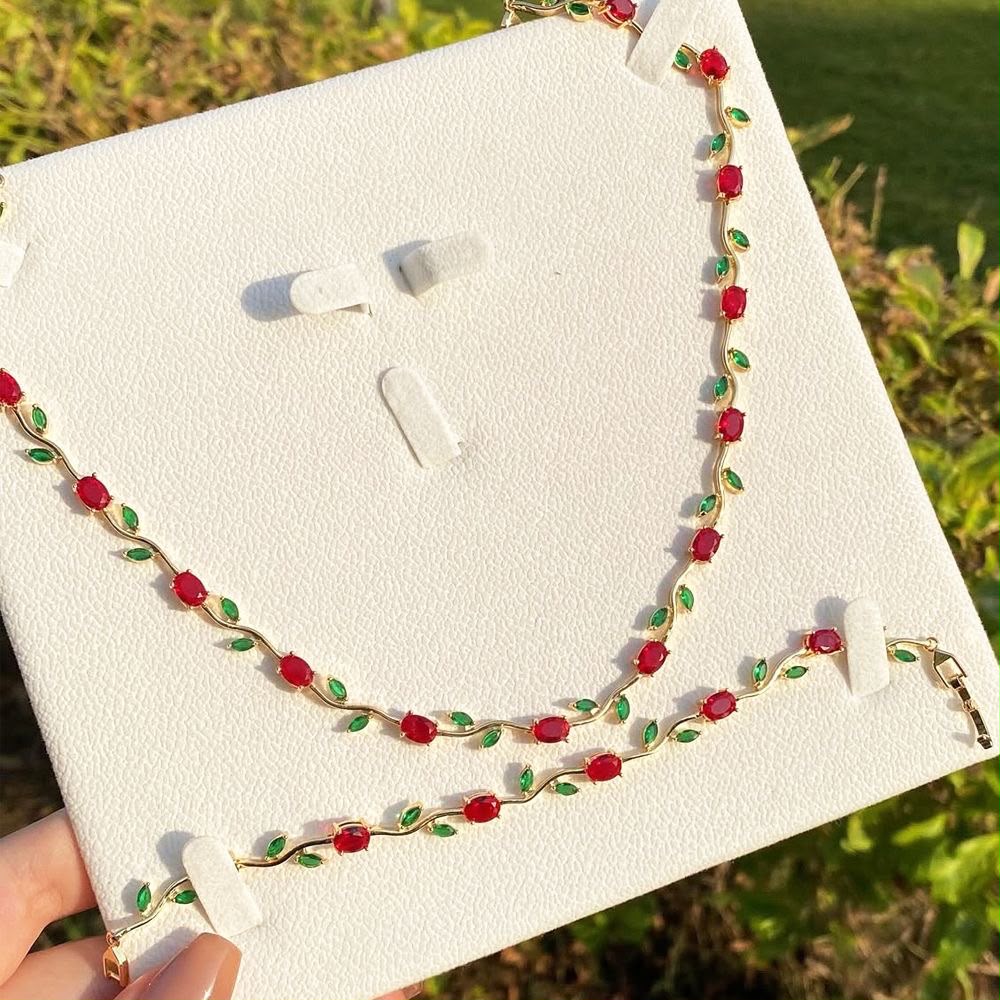 tulip collier et bracelet